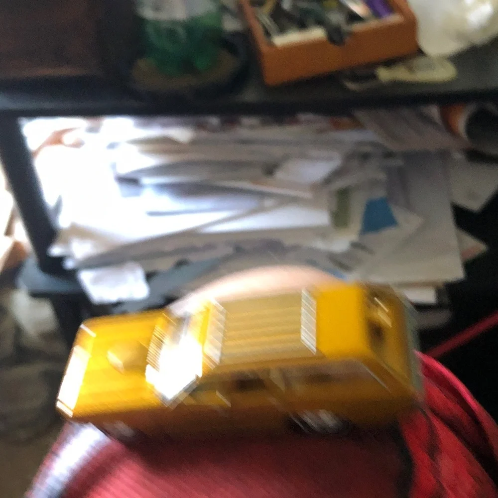 Gold Men's Accessory - Vintage-Style Toy Car Accent